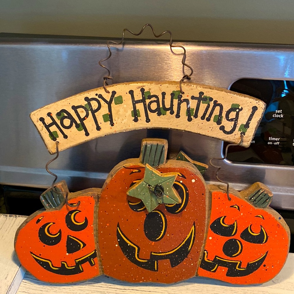 🍁🧡🎃FALL DECOR-Reversible Fall Hanging Plaque-Good for all season long! - Picture 2 of 2